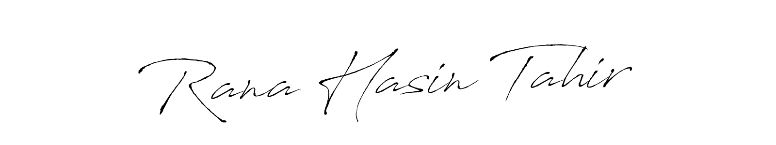 Rana Hasin Tahir stylish signature style. Best Handwritten Sign (Antro_Vectra) for my name. Handwritten Signature Collection Ideas for my name Rana Hasin Tahir. Rana Hasin Tahir signature style 6 images and pictures png