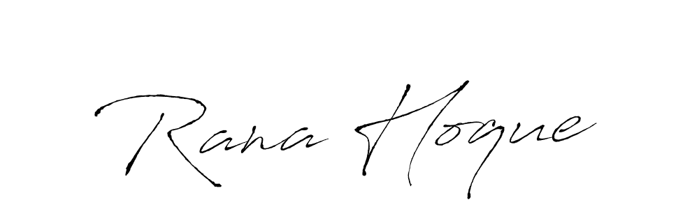 Rana Hoque stylish signature style. Best Handwritten Sign (Antro_Vectra) for my name. Handwritten Signature Collection Ideas for my name Rana Hoque. Rana Hoque signature style 6 images and pictures png