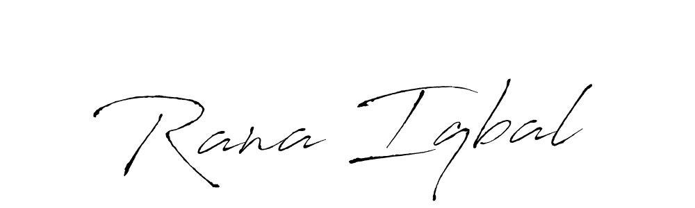 Also You can easily find your signature by using the search form. We will create Rana Iqbal name handwritten signature images for you free of cost using Antro_Vectra sign style. Rana Iqbal signature style 6 images and pictures png