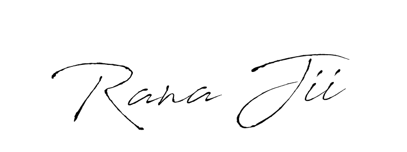 You should practise on your own different ways (Antro_Vectra) to write your name (Rana Jii) in signature. don't let someone else do it for you. Rana Jii signature style 6 images and pictures png