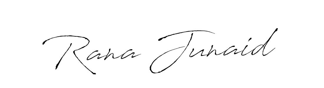 Antro_Vectra is a professional signature style that is perfect for those who want to add a touch of class to their signature. It is also a great choice for those who want to make their signature more unique. Get Rana Junaid name to fancy signature for free. Rana Junaid signature style 6 images and pictures png