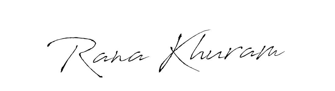 The best way (Antro_Vectra) to make a short signature is to pick only two or three words in your name. The name Rana Khuram include a total of six letters. For converting this name. Rana Khuram signature style 6 images and pictures png