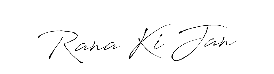 You can use this online signature creator to create a handwritten signature for the name Rana Ki Jan. This is the best online autograph maker. Rana Ki Jan signature style 6 images and pictures png