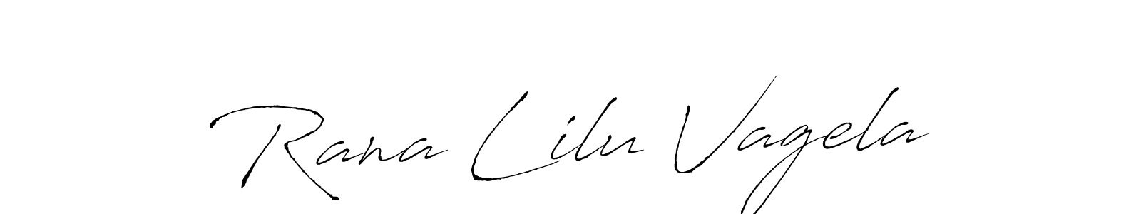 How to Draw Rana Lilu Vagela signature style? Antro_Vectra is a latest design signature styles for name Rana Lilu Vagela. Rana Lilu Vagela signature style 6 images and pictures png