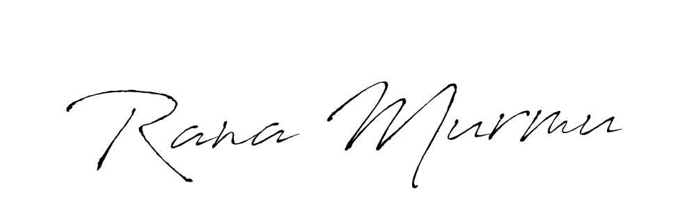 Rana Murmu stylish signature style. Best Handwritten Sign (Antro_Vectra) for my name. Handwritten Signature Collection Ideas for my name Rana Murmu. Rana Murmu signature style 6 images and pictures png