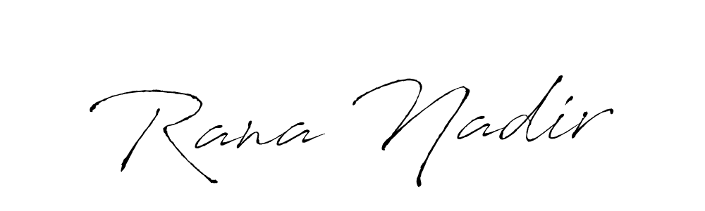 You should practise on your own different ways (Antro_Vectra) to write your name (Rana Nadir) in signature. don't let someone else do it for you. Rana Nadir signature style 6 images and pictures png