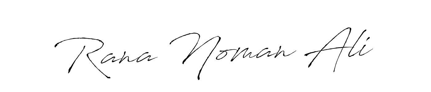 Also You can easily find your signature by using the search form. We will create Rana Noman Ali name handwritten signature images for you free of cost using Antro_Vectra sign style. Rana Noman Ali signature style 6 images and pictures png