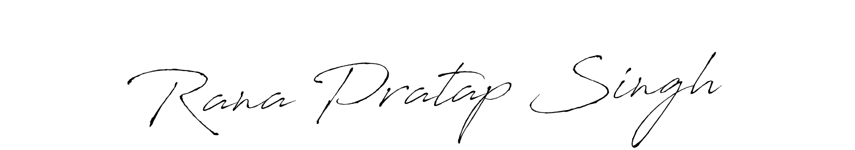 Create a beautiful signature design for name Rana Pratap Singh. With this signature (Antro_Vectra) fonts, you can make a handwritten signature for free. Rana Pratap Singh signature style 6 images and pictures png