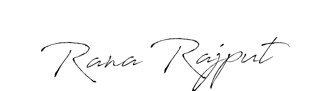 Make a beautiful signature design for name Rana Rajput. With this signature (Antro_Vectra) style, you can create a handwritten signature for free. Rana Rajput signature style 6 images and pictures png