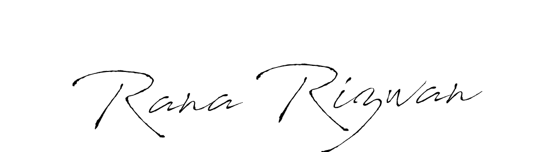 Also we have Rana Rizwan name is the best signature style. Create professional handwritten signature collection using Antro_Vectra autograph style. Rana Rizwan signature style 6 images and pictures png