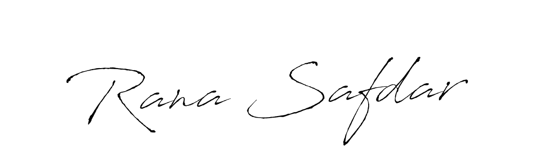 You should practise on your own different ways (Antro_Vectra) to write your name (Rana Safdar) in signature. don't let someone else do it for you. Rana Safdar signature style 6 images and pictures png