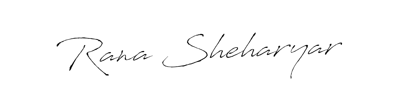 Use a signature maker to create a handwritten signature online. With this signature software, you can design (Antro_Vectra) your own signature for name Rana Sheharyar. Rana Sheharyar signature style 6 images and pictures png