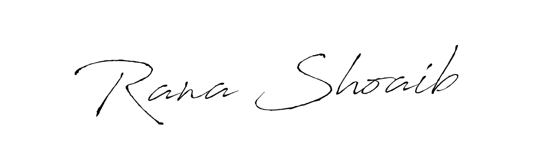 This is the best signature style for the Rana Shoaib name. Also you like these signature font (Antro_Vectra). Mix name signature. Rana Shoaib signature style 6 images and pictures png