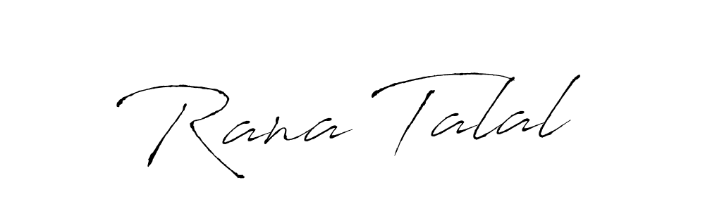 Make a beautiful signature design for name Rana Talal. Use this online signature maker to create a handwritten signature for free. Rana Talal signature style 6 images and pictures png