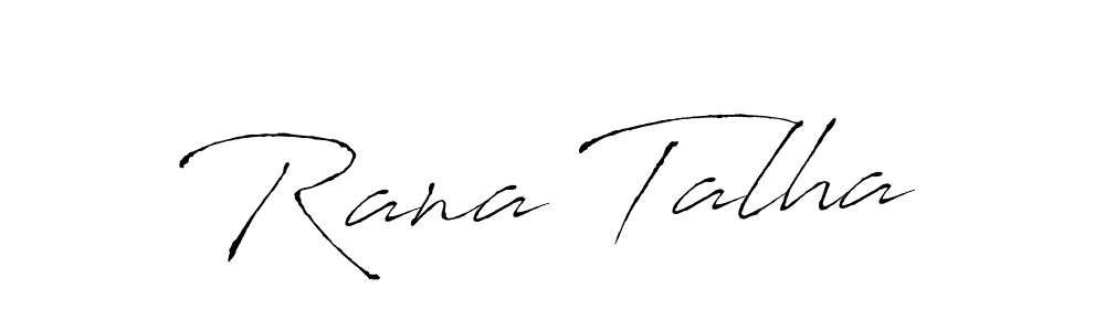 Make a beautiful signature design for name Rana Talha. Use this online signature maker to create a handwritten signature for free. Rana Talha signature style 6 images and pictures png