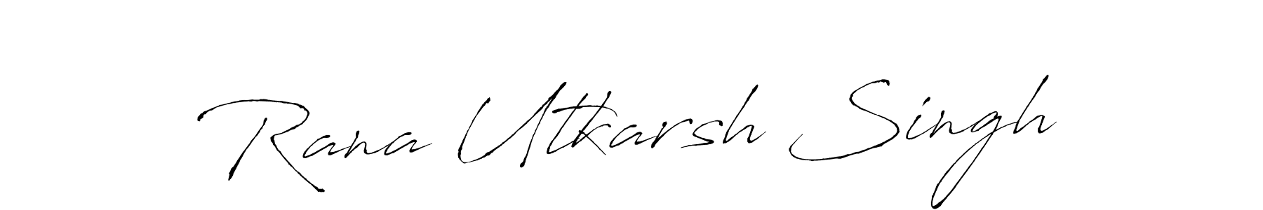 Also we have Rana Utkarsh Singh name is the best signature style. Create professional handwritten signature collection using Antro_Vectra autograph style. Rana Utkarsh Singh signature style 6 images and pictures png