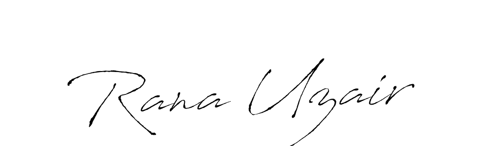 Also You can easily find your signature by using the search form. We will create Rana Uzair name handwritten signature images for you free of cost using Antro_Vectra sign style. Rana Uzair signature style 6 images and pictures png