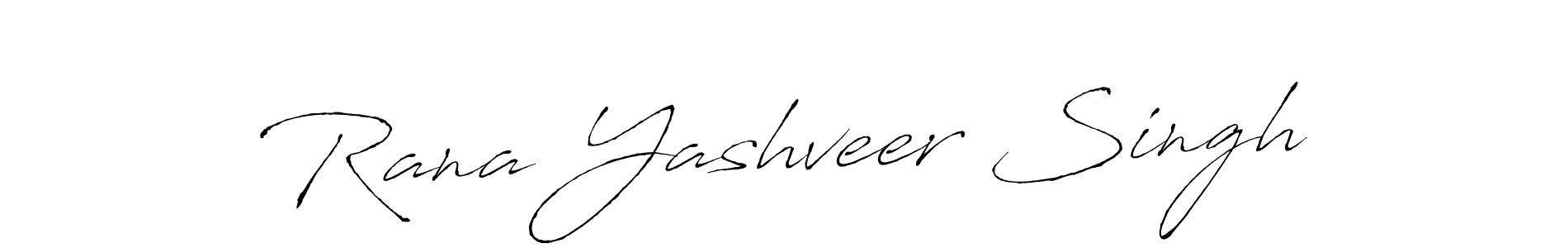 Also we have Rana Yashveer Singh name is the best signature style. Create professional handwritten signature collection using Antro_Vectra autograph style. Rana Yashveer Singh signature style 6 images and pictures png