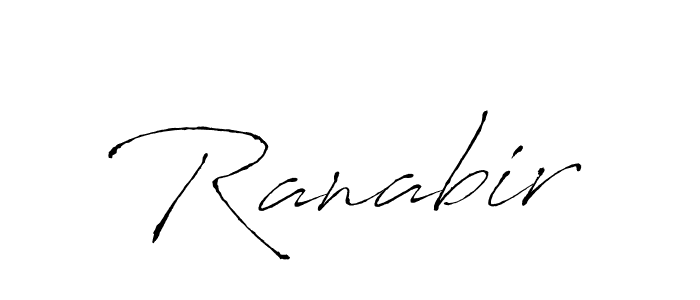 Design your own signature with our free online signature maker. With this signature software, you can create a handwritten (Antro_Vectra) signature for name Ranabir. Ranabir signature style 6 images and pictures png