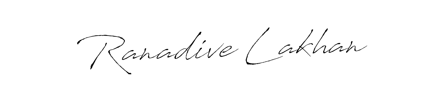 It looks lik you need a new signature style for name Ranadive Lakhan. Design unique handwritten (Antro_Vectra) signature with our free signature maker in just a few clicks. Ranadive Lakhan signature style 6 images and pictures png