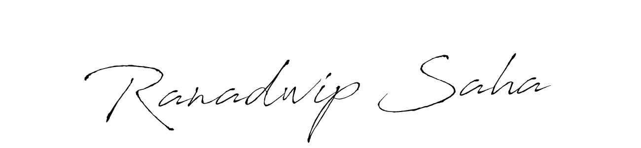 Ranadwip Saha stylish signature style. Best Handwritten Sign (Antro_Vectra) for my name. Handwritten Signature Collection Ideas for my name Ranadwip Saha. Ranadwip Saha signature style 6 images and pictures png