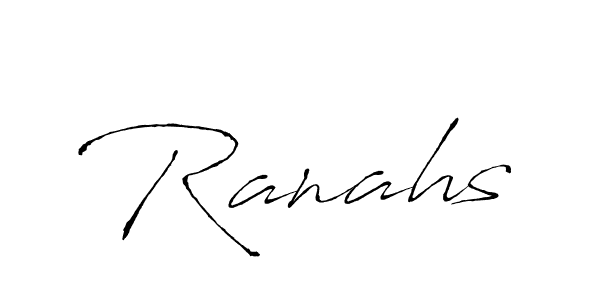 You should practise on your own different ways (Antro_Vectra) to write your name (Ranahs) in signature. don't let someone else do it for you. Ranahs signature style 6 images and pictures png
