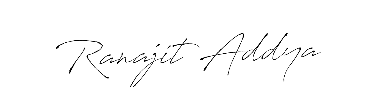 Similarly Antro_Vectra is the best handwritten signature design. Signature creator online .You can use it as an online autograph creator for name Ranajit Addya. Ranajit Addya signature style 6 images and pictures png
