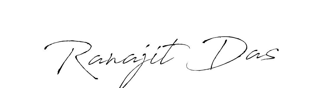 Design your own signature with our free online signature maker. With this signature software, you can create a handwritten (Antro_Vectra) signature for name Ranajit Das. Ranajit Das signature style 6 images and pictures png