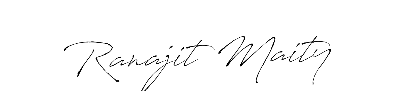 Ranajit Maity stylish signature style. Best Handwritten Sign (Antro_Vectra) for my name. Handwritten Signature Collection Ideas for my name Ranajit Maity. Ranajit Maity signature style 6 images and pictures png