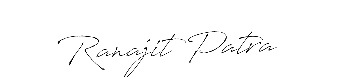 Also You can easily find your signature by using the search form. We will create Ranajit Patra name handwritten signature images for you free of cost using Antro_Vectra sign style. Ranajit Patra signature style 6 images and pictures png