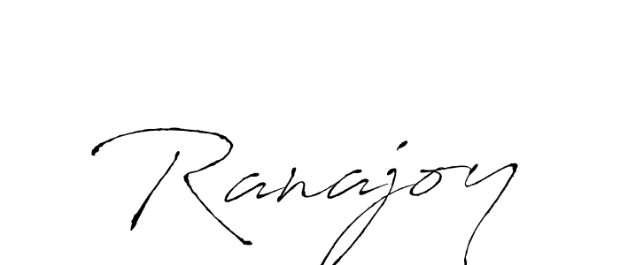 Make a beautiful signature design for name Ranajoy. With this signature (Antro_Vectra) style, you can create a handwritten signature for free. Ranajoy signature style 6 images and pictures png