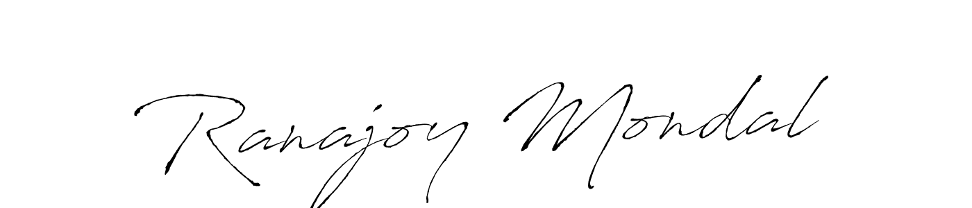 Design your own signature with our free online signature maker. With this signature software, you can create a handwritten (Antro_Vectra) signature for name Ranajoy Mondal. Ranajoy Mondal signature style 6 images and pictures png