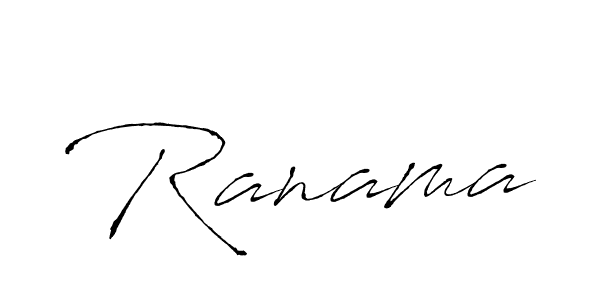 Create a beautiful signature design for name Ranama. With this signature (Antro_Vectra) fonts, you can make a handwritten signature for free. Ranama signature style 6 images and pictures png
