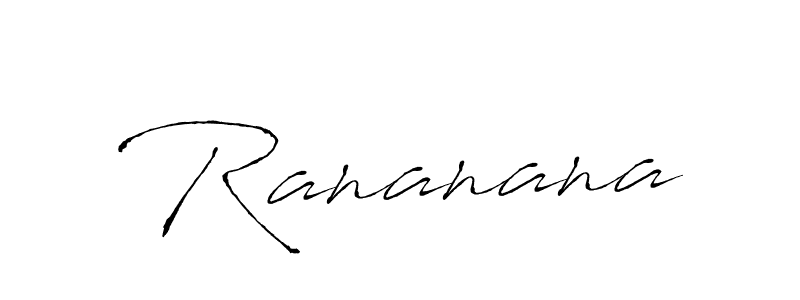Create a beautiful signature design for name Rananana. With this signature (Antro_Vectra) fonts, you can make a handwritten signature for free. Rananana signature style 6 images and pictures png