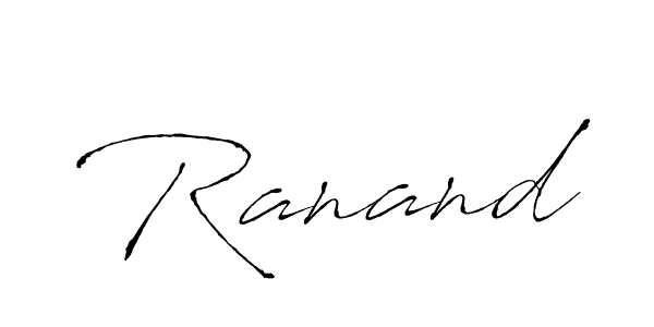 Best and Professional Signature Style for Ranand. Antro_Vectra Best Signature Style Collection. Ranand signature style 6 images and pictures png