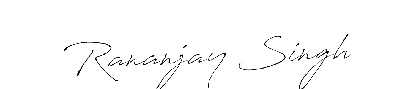 Antro_Vectra is a professional signature style that is perfect for those who want to add a touch of class to their signature. It is also a great choice for those who want to make their signature more unique. Get Rananjay Singh name to fancy signature for free. Rananjay Singh signature style 6 images and pictures png