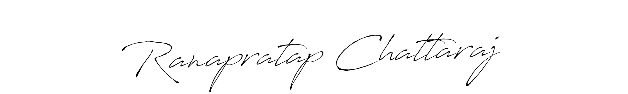 Create a beautiful signature design for name Ranapratap Chattaraj. With this signature (Antro_Vectra) fonts, you can make a handwritten signature for free. Ranapratap Chattaraj signature style 6 images and pictures png