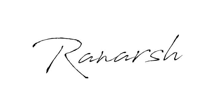 Use a signature maker to create a handwritten signature online. With this signature software, you can design (Antro_Vectra) your own signature for name Ranarsh. Ranarsh signature style 6 images and pictures png