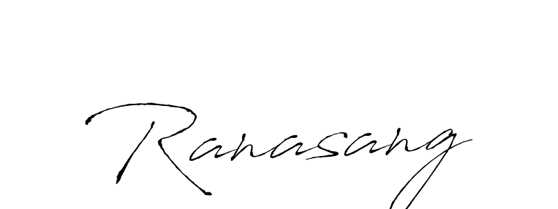 Design your own signature with our free online signature maker. With this signature software, you can create a handwritten (Antro_Vectra) signature for name Ranasang. Ranasang signature style 6 images and pictures png