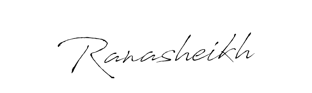 How to make Ranasheikh name signature. Use Antro_Vectra style for creating short signs online. This is the latest handwritten sign. Ranasheikh signature style 6 images and pictures png