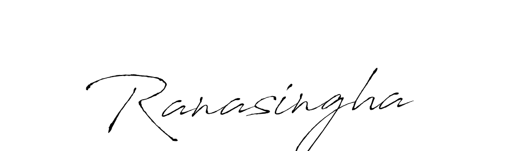 Use a signature maker to create a handwritten signature online. With this signature software, you can design (Antro_Vectra) your own signature for name Ranasingha. Ranasingha signature style 6 images and pictures png