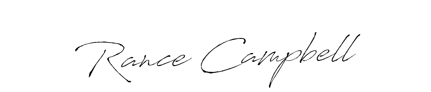 Use a signature maker to create a handwritten signature online. With this signature software, you can design (Antro_Vectra) your own signature for name Rance Campbell. Rance Campbell signature style 6 images and pictures png