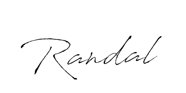 You should practise on your own different ways (Antro_Vectra) to write your name (Randal) in signature. don't let someone else do it for you. Randal signature style 6 images and pictures png