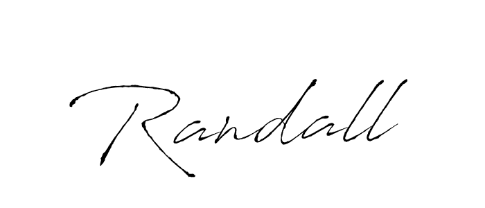 Create a beautiful signature design for name Randall. With this signature (Antro_Vectra) fonts, you can make a handwritten signature for free. Randall signature style 6 images and pictures png