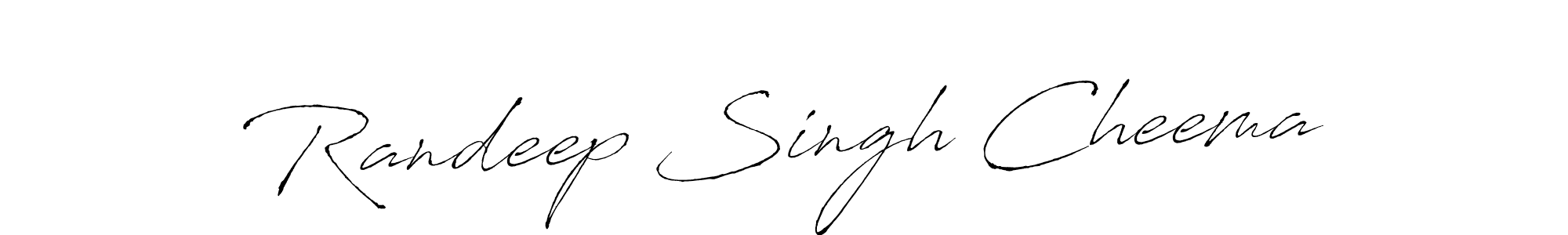 Design your own signature with our free online signature maker. With this signature software, you can create a handwritten (Antro_Vectra) signature for name Randeep Singh Cheema. Randeep Singh Cheema signature style 6 images and pictures png