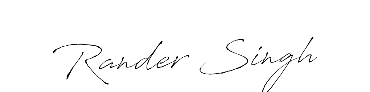 The best way (Antro_Vectra) to make a short signature is to pick only two or three words in your name. The name Rander Singh include a total of six letters. For converting this name. Rander Singh signature style 6 images and pictures png