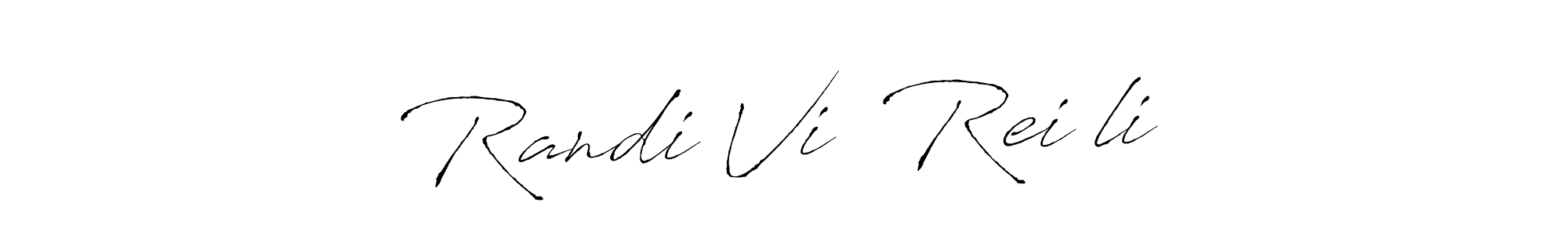 How to make Randi Við Reiðlið name signature. Use Antro_Vectra style for creating short signs online. This is the latest handwritten sign. Randi Við Reiðlið signature style 6 images and pictures png