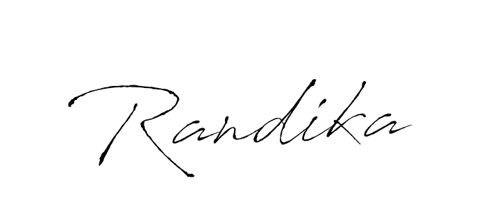 Make a beautiful signature design for name Randika. With this signature (Antro_Vectra) style, you can create a handwritten signature for free. Randika signature style 6 images and pictures png