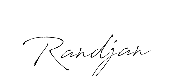 Create a beautiful signature design for name Randjan. With this signature (Antro_Vectra) fonts, you can make a handwritten signature for free. Randjan signature style 6 images and pictures png