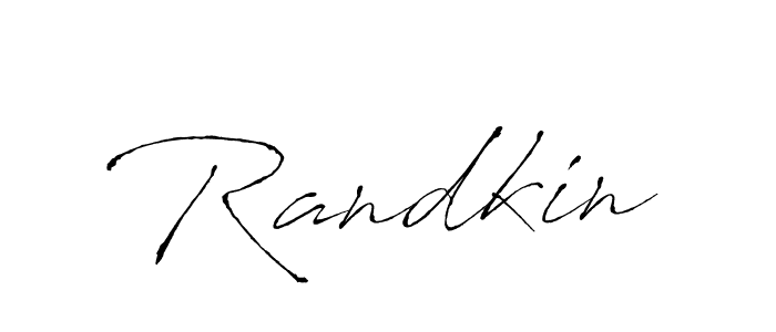 Randkin stylish signature style. Best Handwritten Sign (Antro_Vectra) for my name. Handwritten Signature Collection Ideas for my name Randkin. Randkin signature style 6 images and pictures png